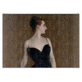 John Singer Sargent Madame X Classic Portrait Schneidebrett (Vorderseite)