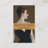 John Singer Sargent Madame X Classic Portrait Visitenkarte (Vorderseite)