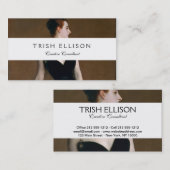 John Singer Sargent Madame X Classic Portrait Visitenkarte (Vorne/Hinten)