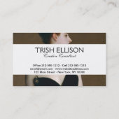 John Singer Sargent Madame X Classic Portrait Visitenkarte (Rückseite)