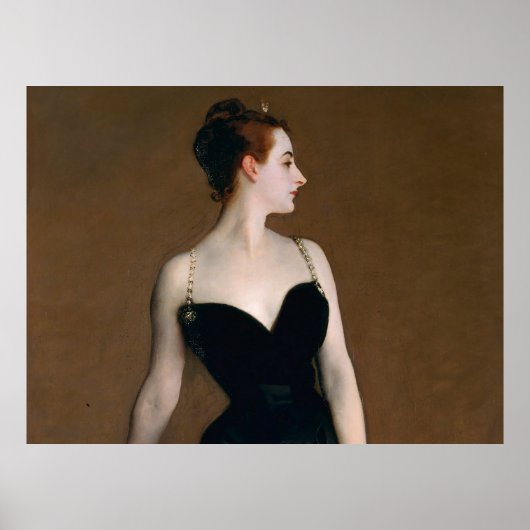 John Singer Sargent Madame X Kunstdruckgemälde Poster (Vorne)