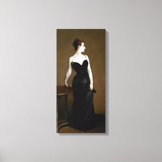 John Singer Sargent Madame X Leinwanddruck (Vorderseite)