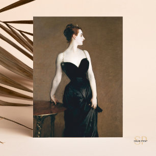 John Singer Sargent Madame X Malerei Kunst Druck Postkarte