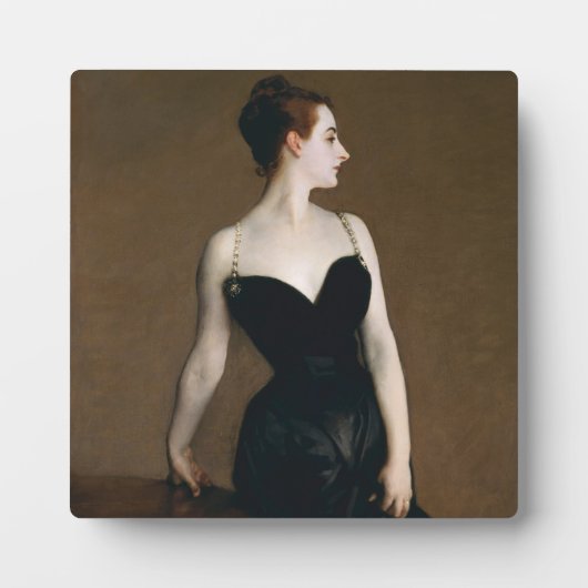 John Singer Sargent Madame X Plaque Fotoplatte (Vorderseite)