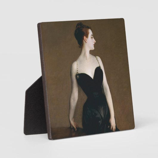 John Singer Sargent Madame X Plaque Fotoplatte (Vorderseite)