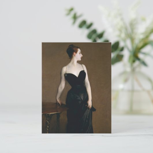 John Singer Sargent Madame X Postcard Postkarte (Stehend Vorderseite)