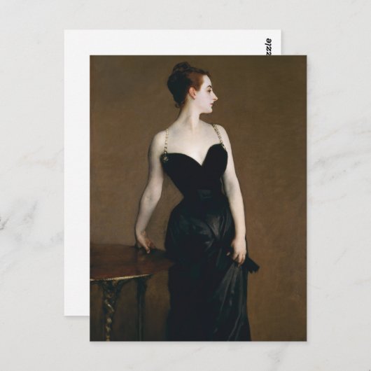 John Singer Sargent Madame X Postcard Postkarte (Vorne/Hinten)