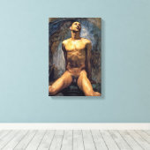 John Singer Sargent - Male Study Leinwanddruck (Insitu (Holzboden))