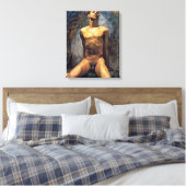 John Singer Sargent - Male Study Leinwanddruck (Insitu (Schlafzimmer))