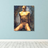 John Singer Sargent - Male Study Leinwanddruck (Insitu (Holzboden))