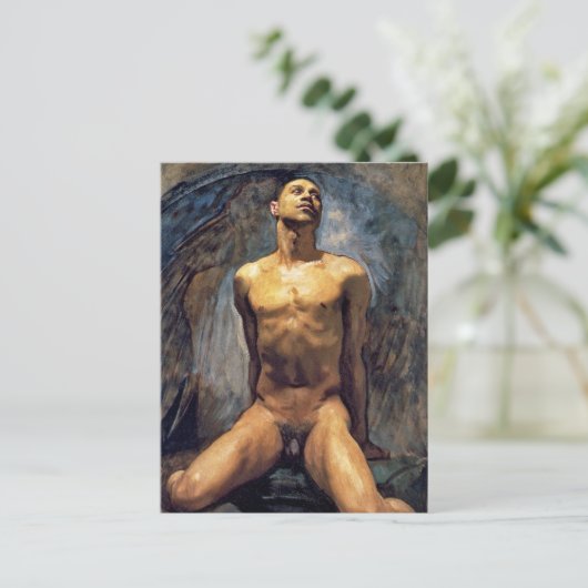 John Singer Sargent - Male Study Postkarte (Stehend Vorderseite)