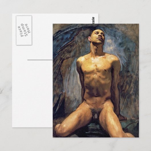 John Singer Sargent - Male Study Postkarte (Vorne/Hinten)