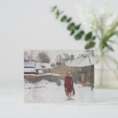 John Singer Sargent - Mannikin im Schnee Postkarte (Stehend Vorderseite)