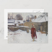 John Singer Sargent - Mannikin im Schnee Postkarte (Vorne/Hinten)