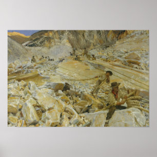 John Singer Sargent - Marmor abbauen Poster