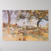 John Singer Sargent - Militärlager Poster (Vorne)