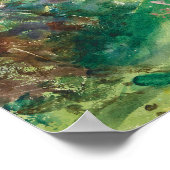 John Singer Sargent - Olivenbäume, Korfu Poster (Ecke)