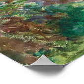 John Singer Sargent - Olivenbäume, Korfu Poster (Ecke)