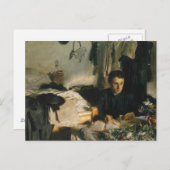 John Singer Sargent - Padre Sebastiano Postkarte (Vorne/Hinten)