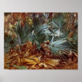 John Singer Sargent: Palmettos Poster (Vorne)