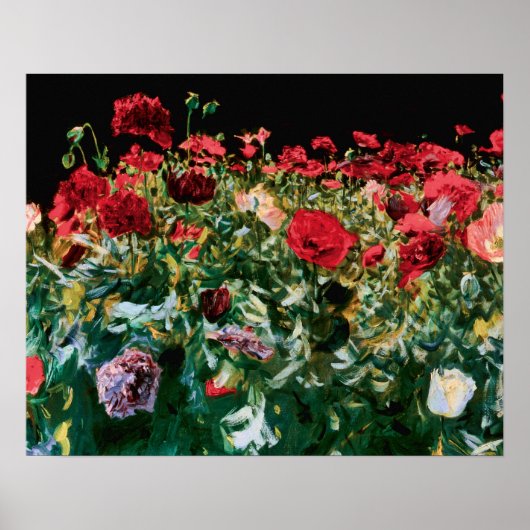 John Singer Sargent Poppies Fine Art Poster (Vorne)