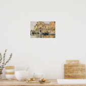 John Singer Sargent - Rio dei Mendicanti, Venedig Poster (Küche)