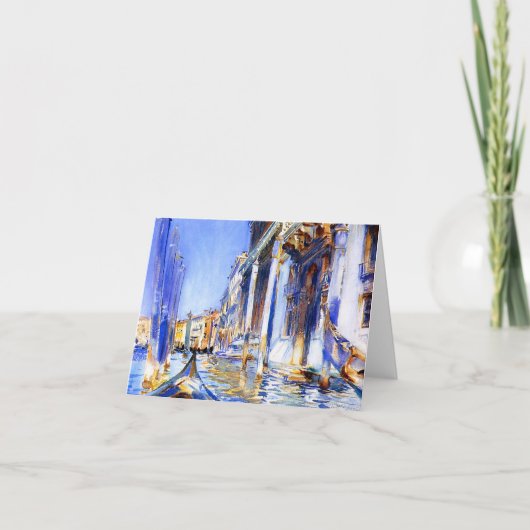 John Singer Sargent Rio dell'Angelo Venedig Karte (Vorderseite)