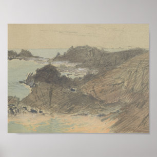 John Singer Sargent - Rocky Coast Poster
