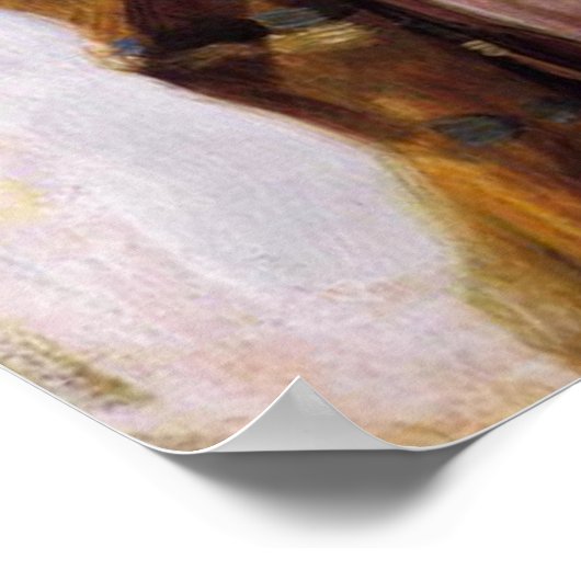 John Singer Sargent Rosina Poster (Ecke)