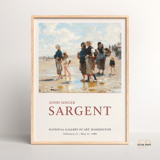 John Singer Sargent setzt sich für die Fish Malere Poster