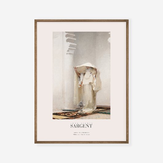 John Singer Sargent Smoke of Ambergris Art Print Poster