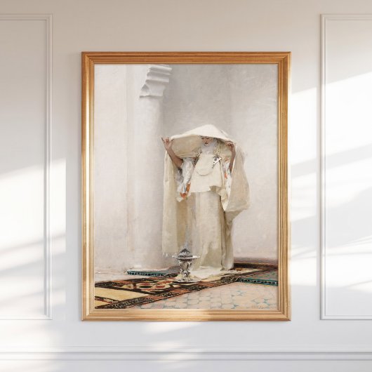 John Singer Sargent Smoke of Ambergris Painting Poster