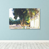 John Singer Sargent - Spanish Midday, Aranjuez Leinwanddruck (Insitu (Holzboden))