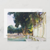 John Singer Sargent - Spanish Midday, Aranjuez Postkarte (Vorne/Hinten)