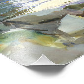 John Singer Sargent - Stream and Rocks Fotodruck (Ecke)