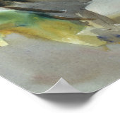 John Singer Sargent - Stream and Rocks Poster (Ecke)