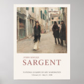 John Singer Sargent Street, Ausstellungsort Kunst  Poster (Vorne)