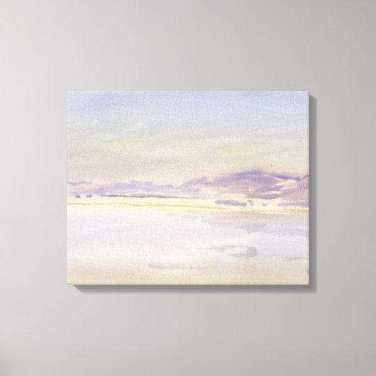 John Singer Sargent - Sunset at Sea Leinwanddruck (Vorderseite)