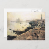 John Singer Sargent - Venedig bei schlechtem Wette Postkarte (Vorne/Hinten)