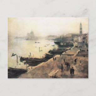 John Singer Sargent - Venedig bei schlechtem Wette Postkarte