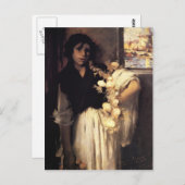John Singer Sargent - Venezianische Zwiebelverkäuf Postkarte (Vorne/Hinten)
