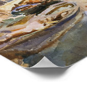 John Singer Sargent - Venezianischer Kanal Poster (Ecke)