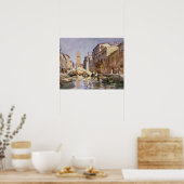John Singer Sargent - Venezianischer Kanal Poster (Küche)