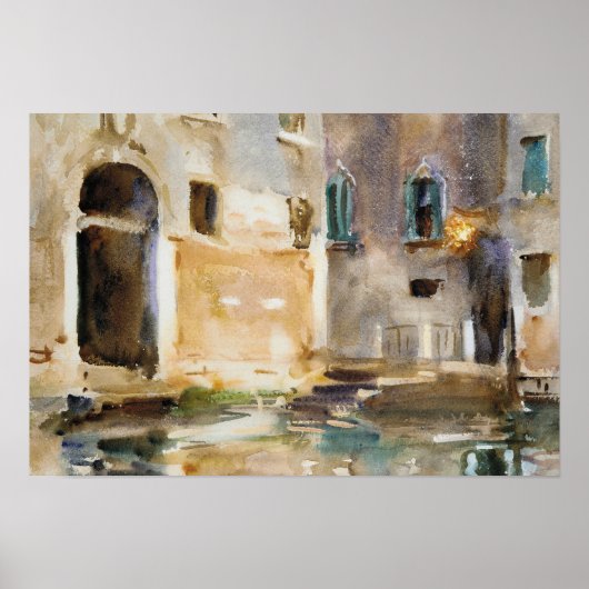 John Singer Sargent - Venice Poster (Vorne)