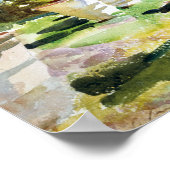 John Singer Sargent Villa di Marlia, Lucca Poster (Ecke)