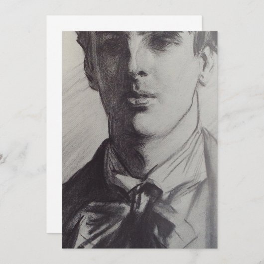 John Singer Sargent: William Butler Yeats Einladung (Vorne/Hinten)