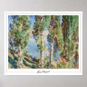 John Singer Sargent Zedign Art Poster #11 (Vorne)