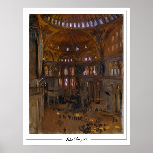 John Singer Sargent Zedign Art Poster #115 (Vorne)