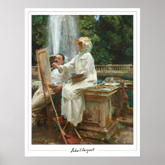John Singer Sargent Zedign Art Poster #12 (Vorne)