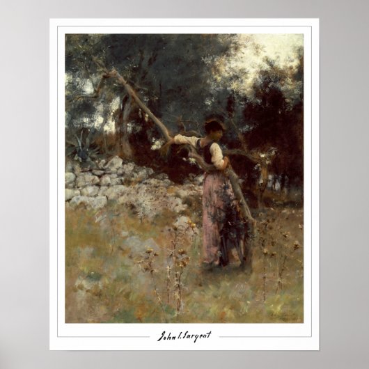 John Singer Sargent Zedign Art Poster #12-2 (Vorne)
